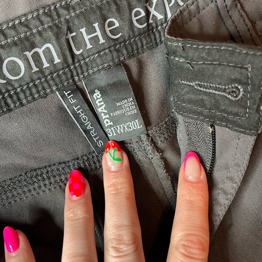 Prana Gray Cargo Pants